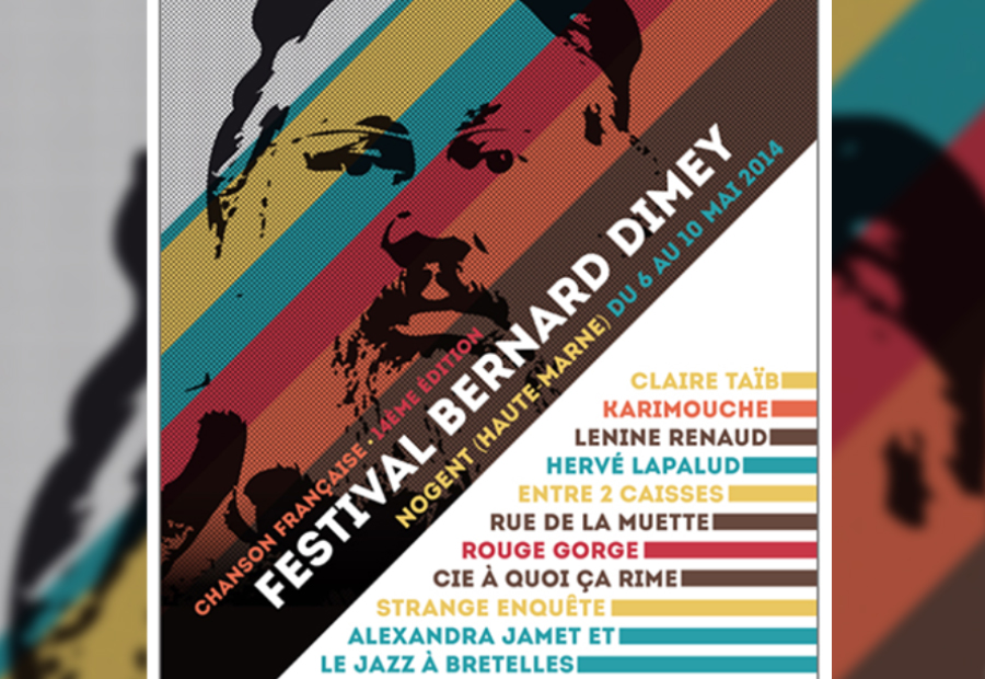 Festival Bernard Dimey 2014 - Affiche (© droits réservés)